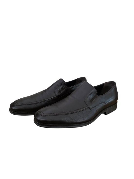Bruno Magli Raging Nappa Slip On Loafer Dress Shoes Dark Brown 10.5 W main image 8